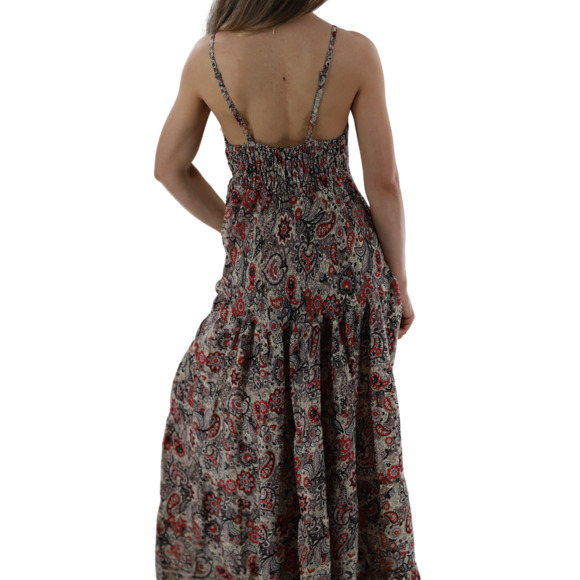 La Fiorentina Long Flowy "Irene" Flower Maxi Dress - Picture 4 of 4